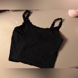 Aerie Tank Top with Heart Lace Detailing🖤